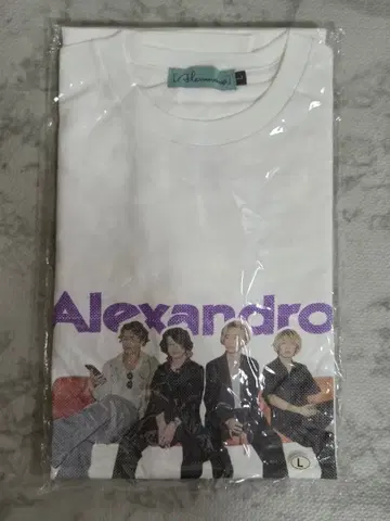 [Alexandros] 티셔츠 화이트 (L 사이즈)