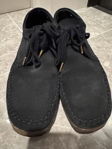 Clarks Weaver 블랙 스웨이드 26.5cm