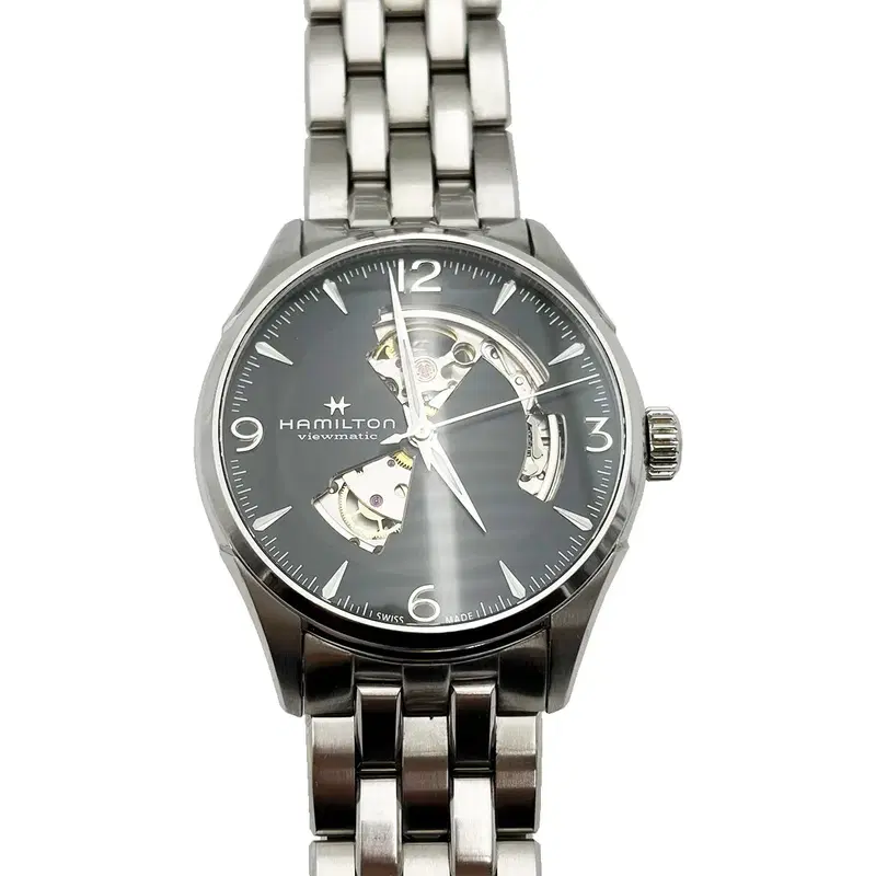 해밀턴 Hamilton 재즈마스터 오픈 하트 42mm 남성 시계