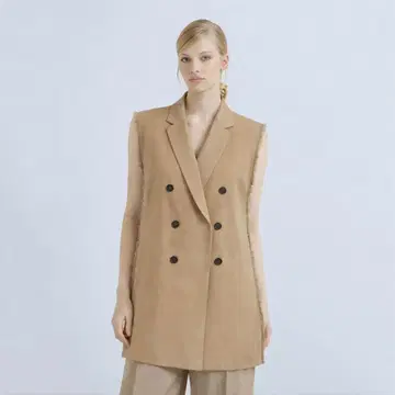 dt262/ [브루넬로쿠치넬리] 모니엘 부착 롱베스트 자켓/여성용