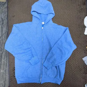 빈티지 Sportwear 풀 집업 후디 M 파랑