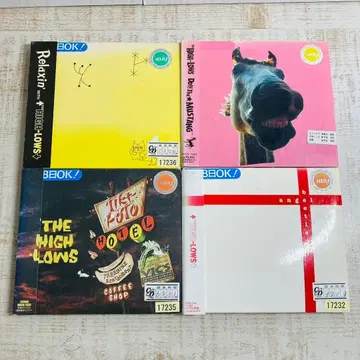 렌탈 완료 CD 더 하이로우즈 4장 세트 묶음 판매 J-POP