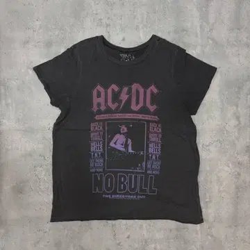 ACDC AC/DC 티셔츠 밴드티 반팔티 그레이