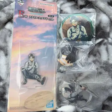 제일복권 진격의 거인 각각의 결의 리바이 4점 세트