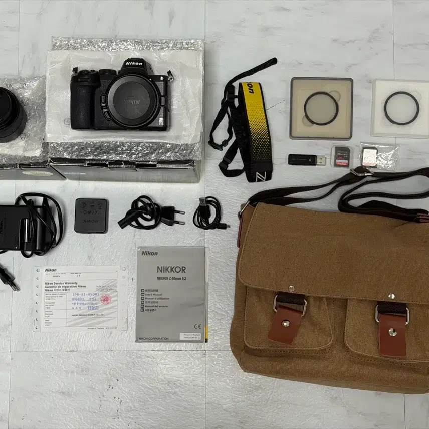 니콘 Z5 카메라+40mm/f2 렌즈 풀세트