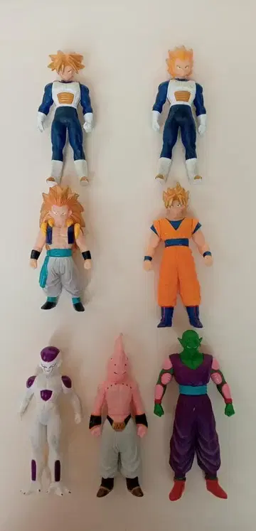 드래곤볼 소프트 비닐 인형 7체 세트