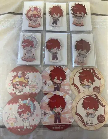 앙스타 애니카페 부활절 아크릴 스탠드 코스터 아마기 린네 아마기 히이로