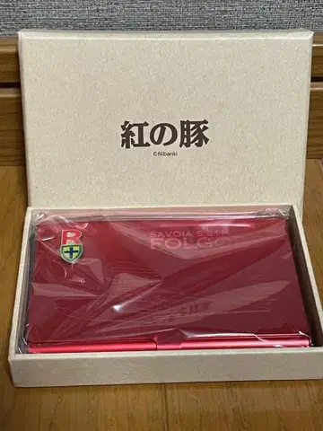지브리 붉은 돼지 메탈 카드 케이스 명함지갑