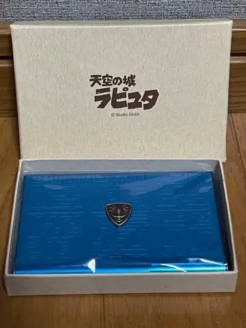 미사용 지브리 천공의 성 라퓨타 메탈 카드 케이스 명함지갑