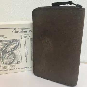 Christian Peau 크리스천포 가죽 오거나이저 지갑