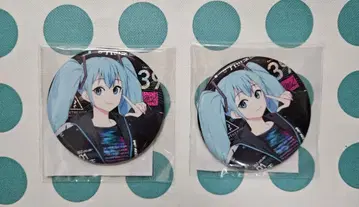 [새상품] 하츠네 미쿠 캔뱃지 홀로그램 miku expo 10th