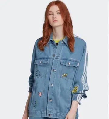 레어 adidas x FIORUCCI 콜라보 데님 자켓