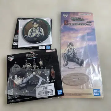 제일복권 진격의 거인 ~각자의 결의~ E상 F상 G상 리바이 세트