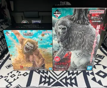 제일복권 진격의 거인 ~각자의 결의~ B상 라스트 원 피규어 2체 세트