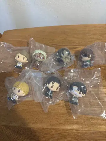 진격의 거인 제일복권 H상 I상 쵸코놋코 피규어 7종