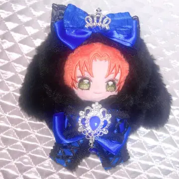 멘헤라 블루 10cm 인형옷 인형탈 파랑 토끼 지뢰