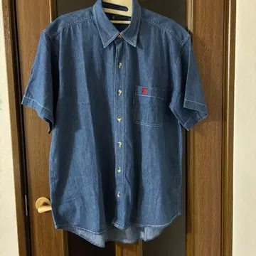 90년대 POLO COUNTRY 데님 셔츠 반팔 M 랄프 로렌