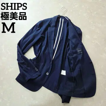 [컨디션 최상] SHIPS 쉽스 스트레치 썸머 자켓 네이비 M