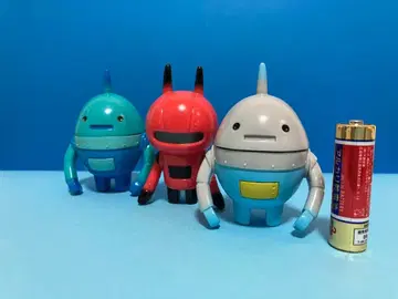 글라이더 웍스 창작 로봇 소프트 비닐 피규어 3체 세트 아트토이