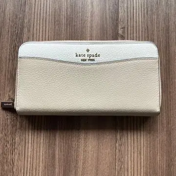 [케이트 스페이드] 장지갑 베이지 여성용 KATE SPADE