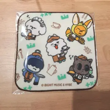 TXT PPULBATU CAFE 미니 타월