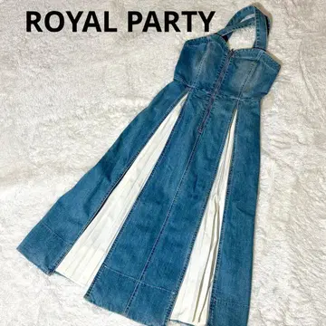 ROYAL PARTY 3Way 데님 롱 원피스 베어탑