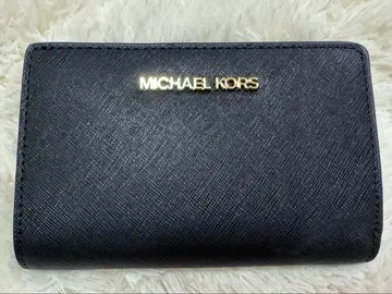 MICHAEL KORS 블랙 이단 접이식 지갑