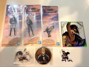 제일복권 진격의 거인 각각의 결의 E상 아크릴 스탠드 3종 덤 포함