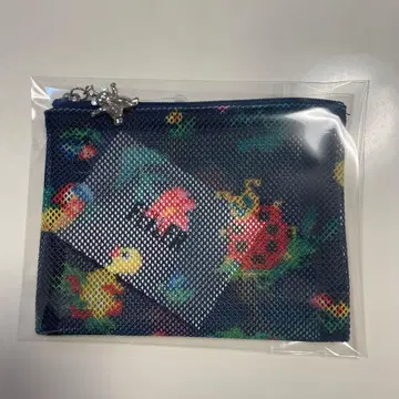 택 포함 새상품 페이러 하이디 메쉬 파우치 네이비 s사이즈