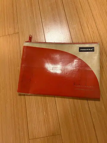 FREITAG 클러치백 오렌지/베이지