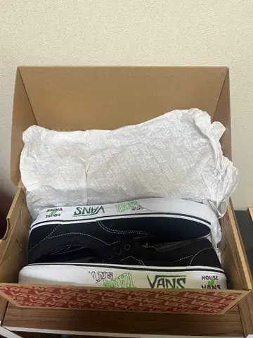 새상품 VANS Era Live At Hov 블랙/화이트 27.0cm