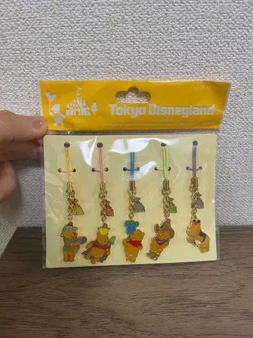 [ 희귀 ] 도쿄 디즈니랜드 곰돌이 푸 스트랩 2000년경 출시