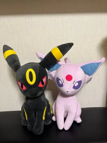 포켓몬스터 메챠모후굿토 봉제 인형 블래키 에브이 세트