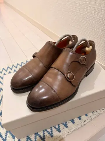 산토니 더블 몽크 스트랩 슈즈 7