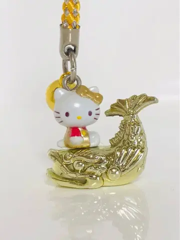 헬로키티 사랑 나고야 금 샤치호코 2002년 지역 한정 끈 스트랩