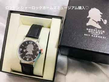 런던 구매! 셜록 홈즈 손목시계 작동 확인 쿼츠