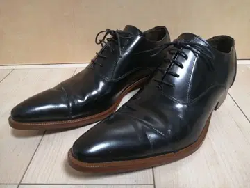 platinum COMME CA 드레스 슈즈 가죽 신발 25.5cm