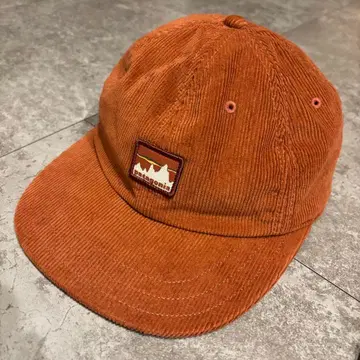 patagonia 코듀로이 캡 로고 오렌지 파타고니아