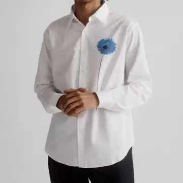 새상품급 NOAH Blue Poppy L/S 셔츠 XL