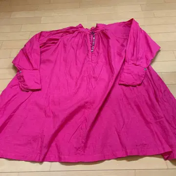 nest Robe 핑크 오부 소매 튜닉