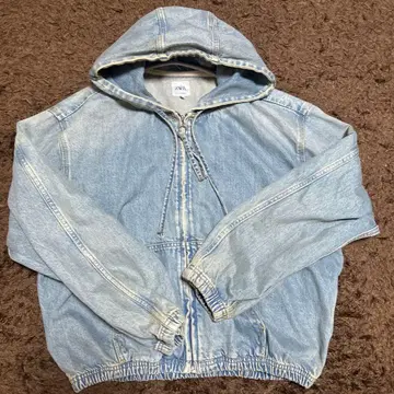 ZARA/데님 후드티/denim/Parker