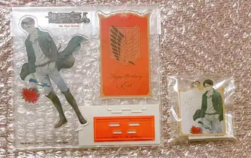 진격의 거인 리바이 Birthday 아크릴 스탠드 아크릴 키링