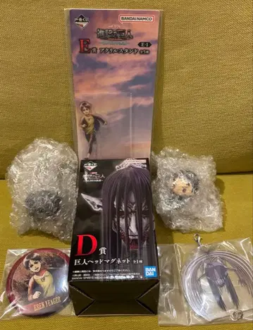 제일복권 진격의 거인 각각의 결의 D상 거인 헤드 마그넷 엘렌 세트