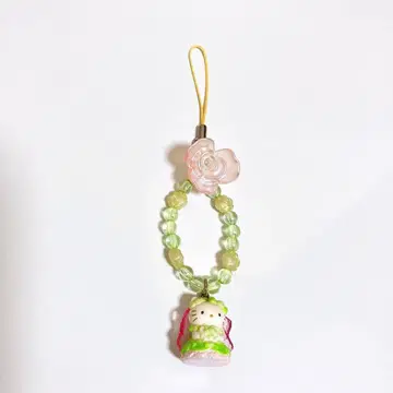 미사용 레어 헬로키티 2001년 가루이자와 웨딩 스트랩 키링