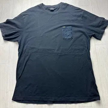 알파인더스트리 T셔츠 4L 가슴 포켓 블랙