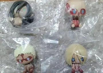 제일복권 진격의 거인 ~각자의 결의~ I상 쵸코놋코 피규어 4점 컴프