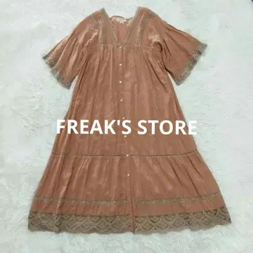 FREAK'S STORE 프릭스스토어 인도면 셔츠 원피스 레이스