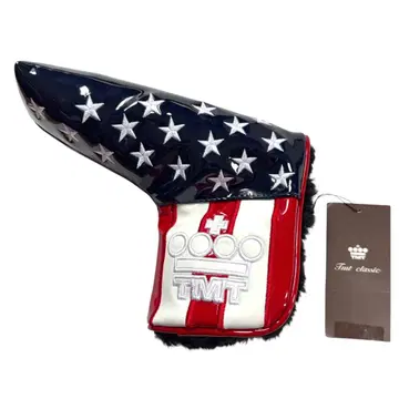 [ 미사용 ] TMT Classic 성조기 에나멜 헤드커버 퍼터 커버