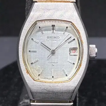 작동 세이코 SEIKO AT 데이트 여성용 손목시계 2205-3040