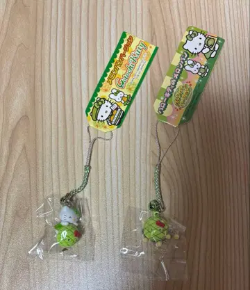 헬로키티 지역 한정 매듭 스트랩 멜론빵